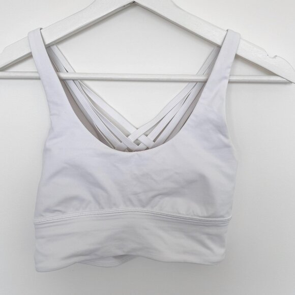 Lululemon Sports bra White Size 4 - Picture 2 of 6